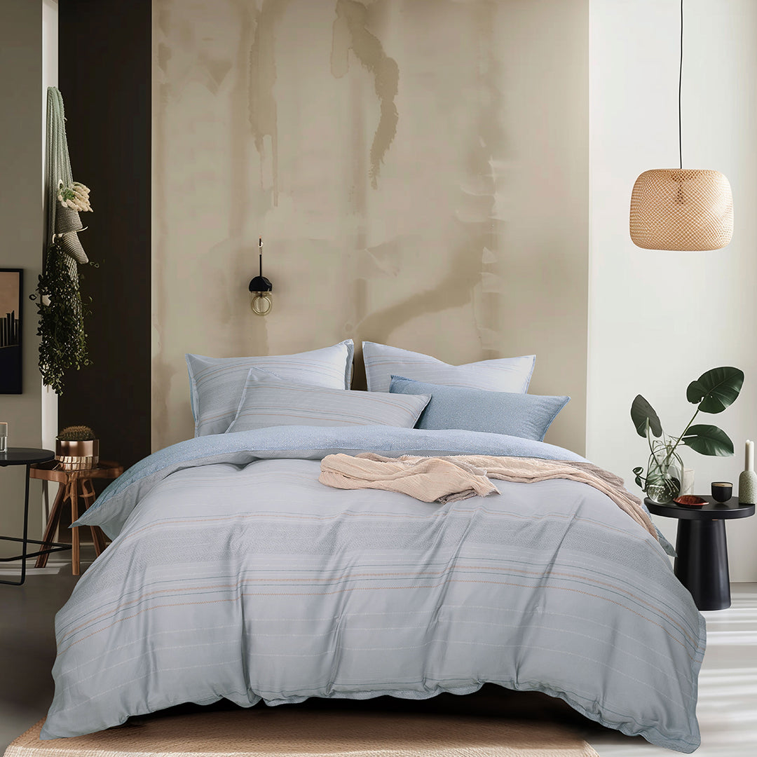 Faythe Fitted & Flat Sheet Set | Quilt Cover Set