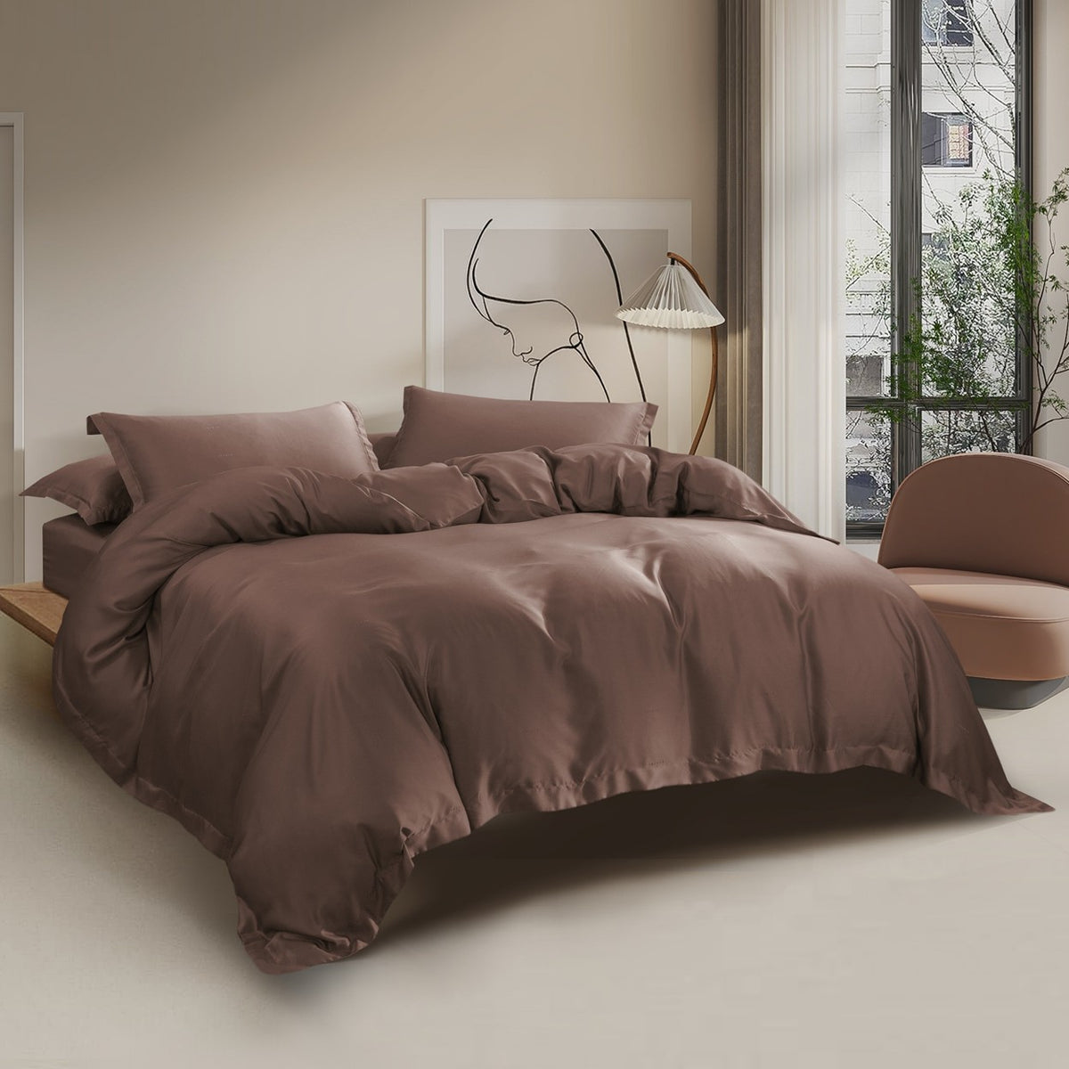Aerynn 1100TC Tencel bedding - Leafless Tree