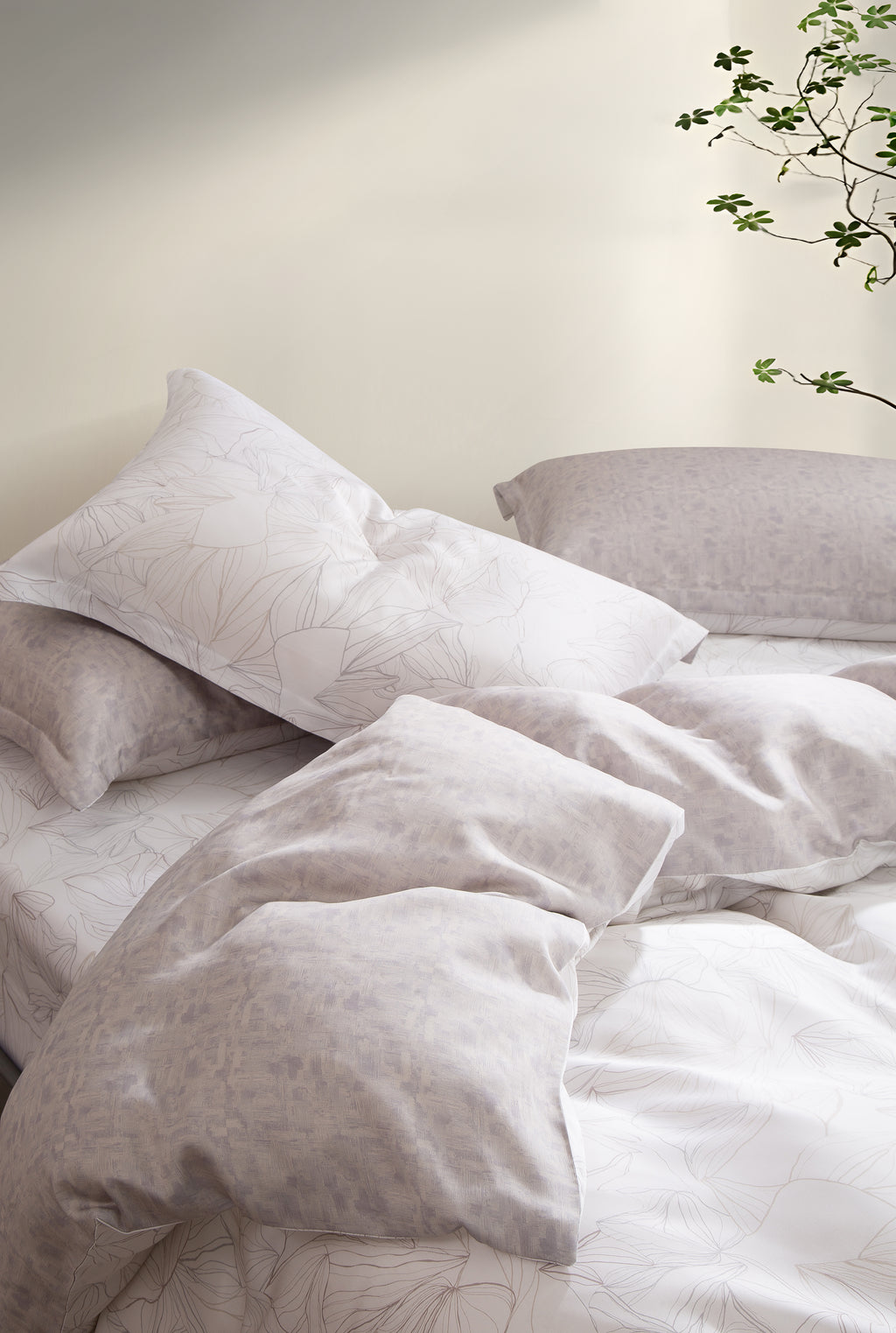 Brighton Tencel Fitted Sheet Set | Quilt Cover Set