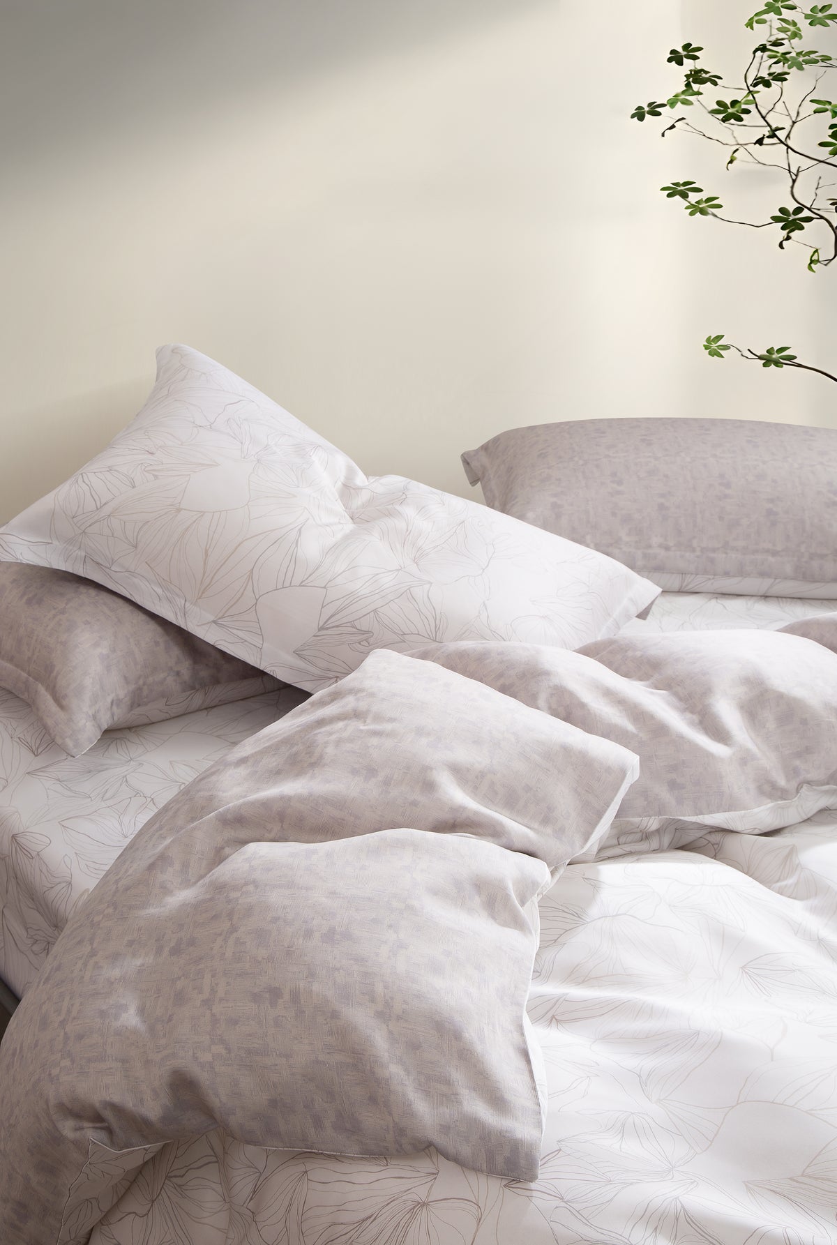 Brighton Tencel Fitted Sheet Set | Quilt Cover Set