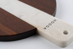 Cayenne Acacia Marble Serving Board