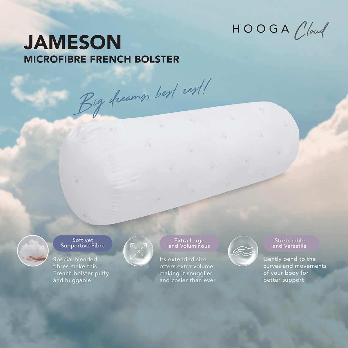 Jameson Microfibre French Bolster