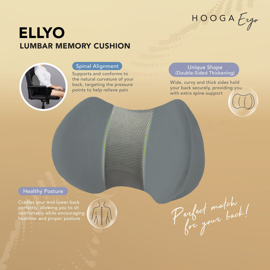 Ellyo Lumbar Memory Cushion