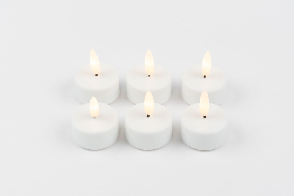 Lacy 6PCS LED Flameless Tealight Candle Set
