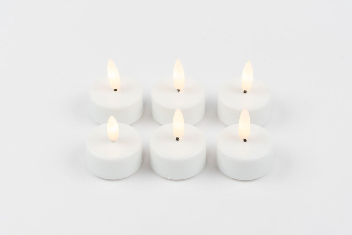Lacy 6PCS LED Flameless Tealight Candle Set