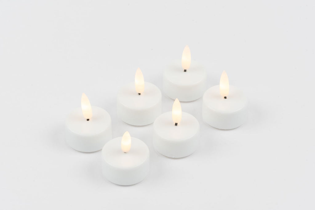 Lacy 6PCS LED Flameless Tealight Candle Set