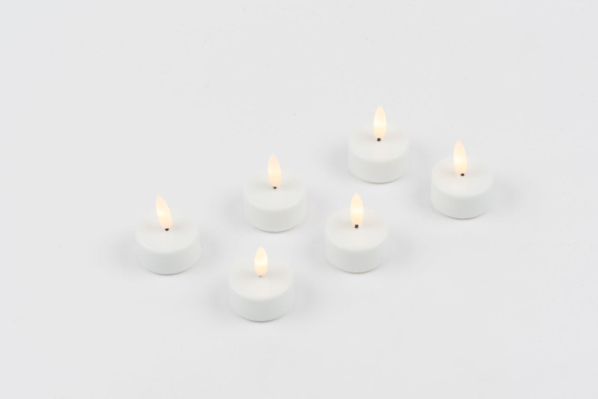 Lacy 6PCS LED Flameless Tealight Candle Set