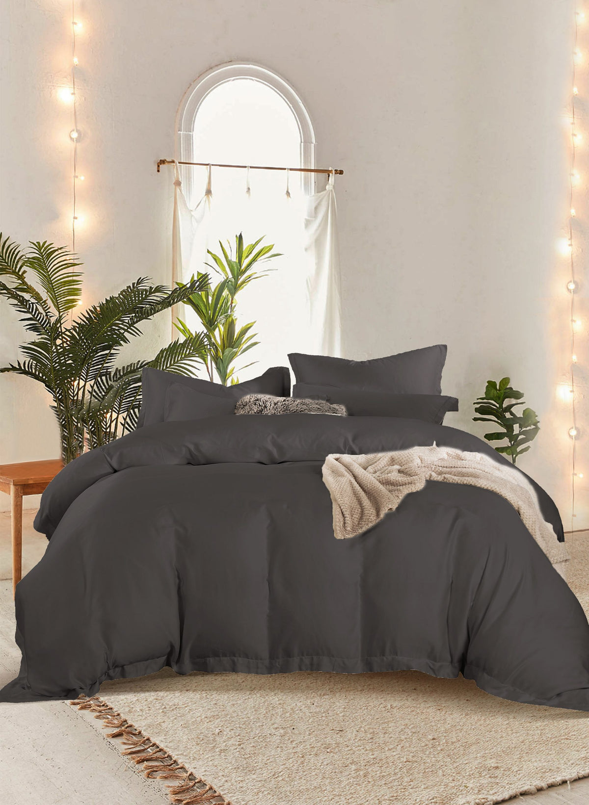 Raine TENCEL Fitted & Flat Sheet Set | Quilt Cover Set (B2)