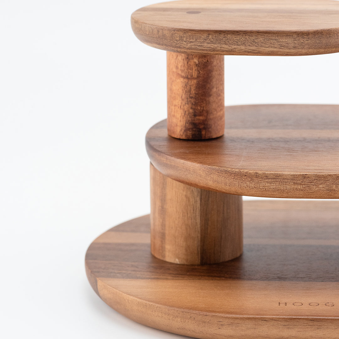 Gienna Acacia 3 Tier Cake Stand