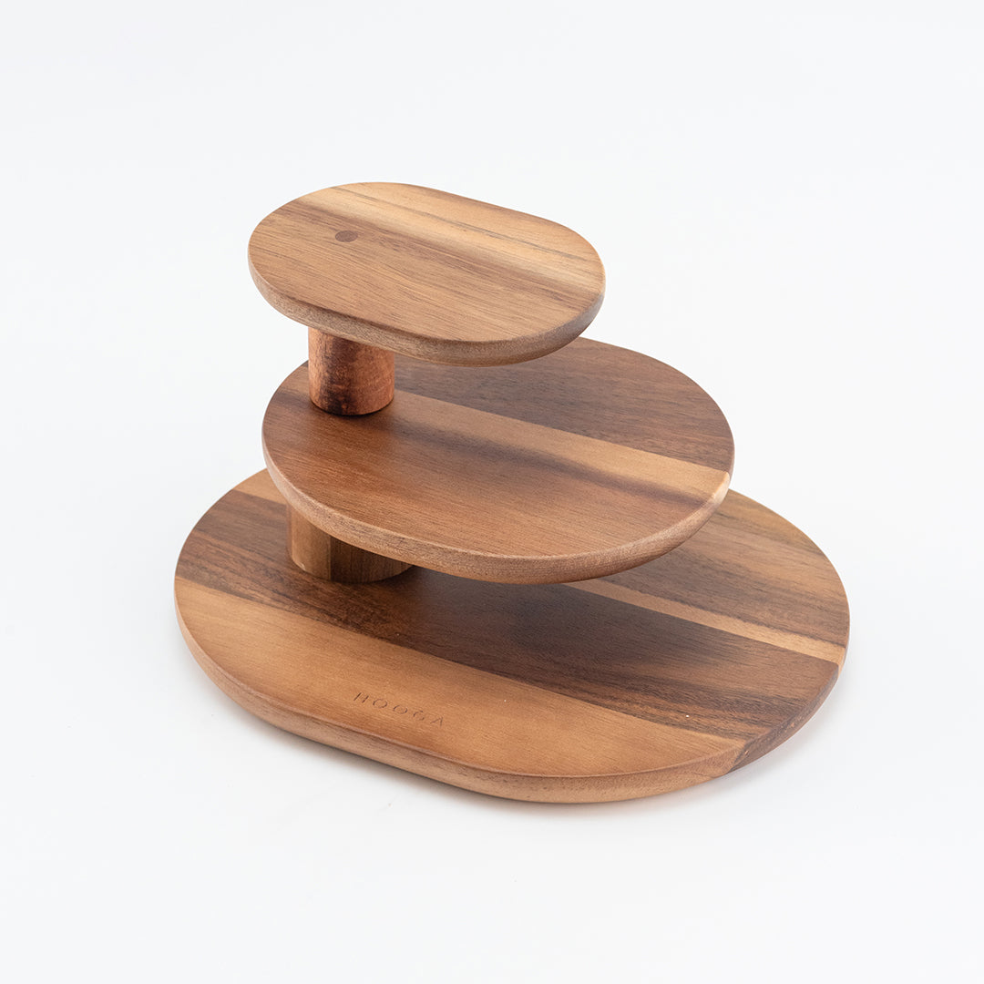 Gienna Acacia 3 Tier Cake Stand