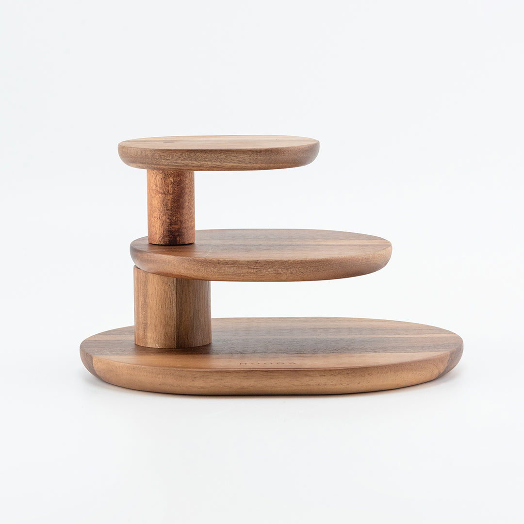 Gienna Acacia 3 Tier Cake Stand