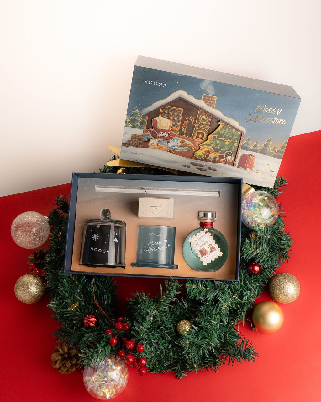 Mossy Cobblestone Christmas Gift Set