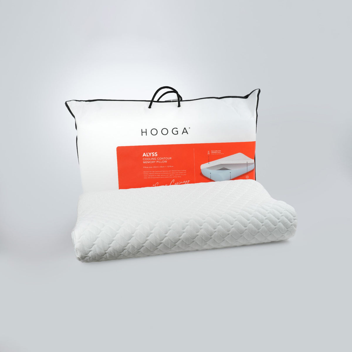 Alyss Cooling Contour Memory Pillow