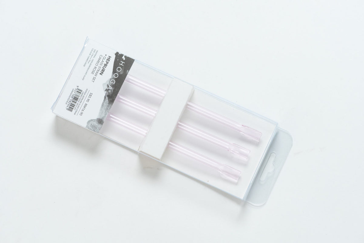 Hepburn Glass Straw 3pcs Set