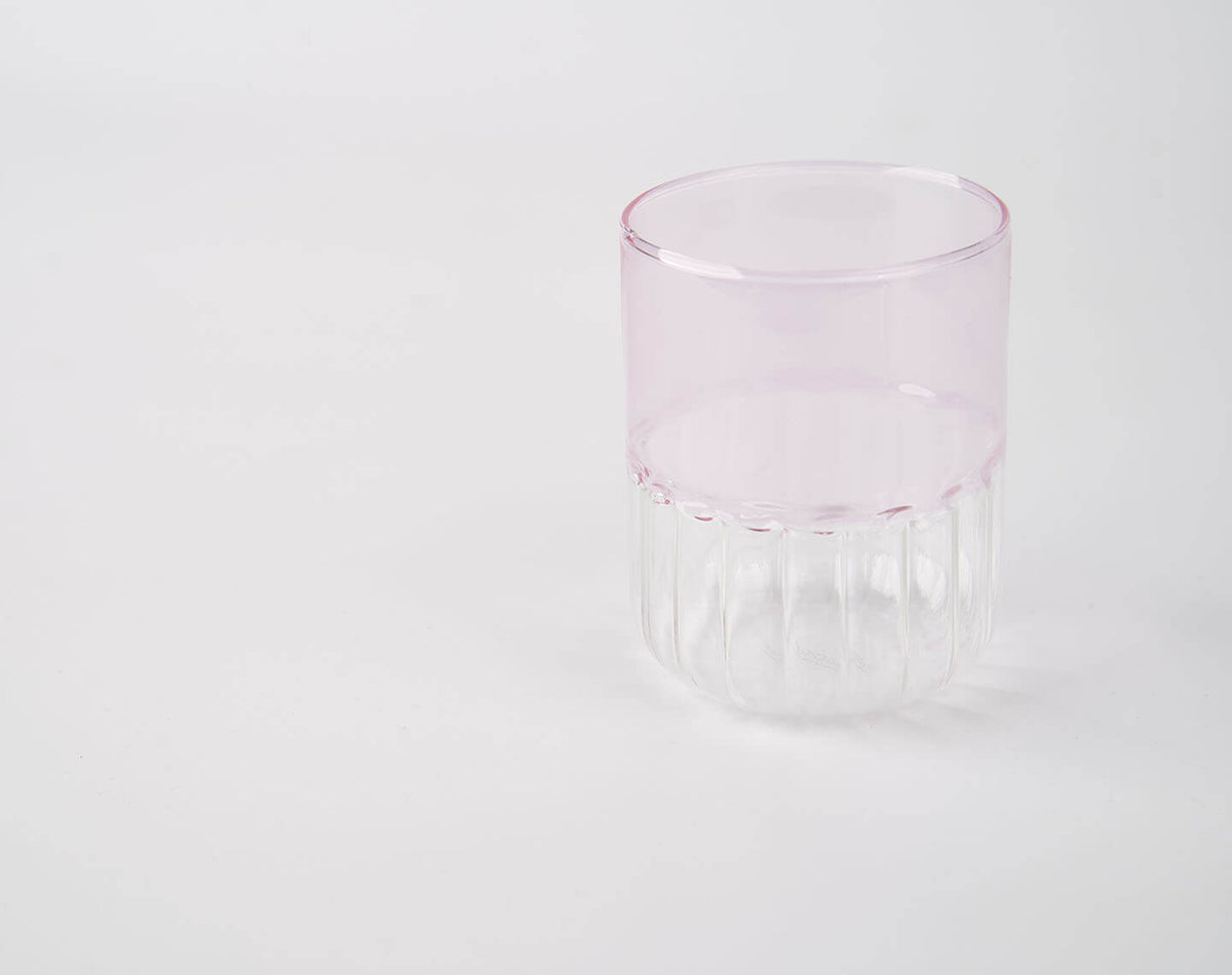 Hepburn Drinking Glass Cameo Rose