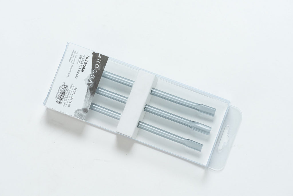Hepburn Glass Straw 3pcs Set
