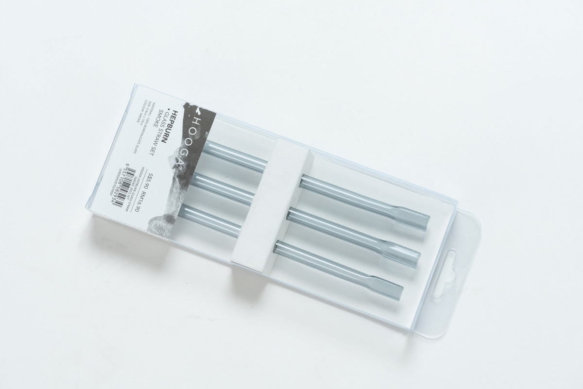 Hepburn Glass Straw 3pcs Set