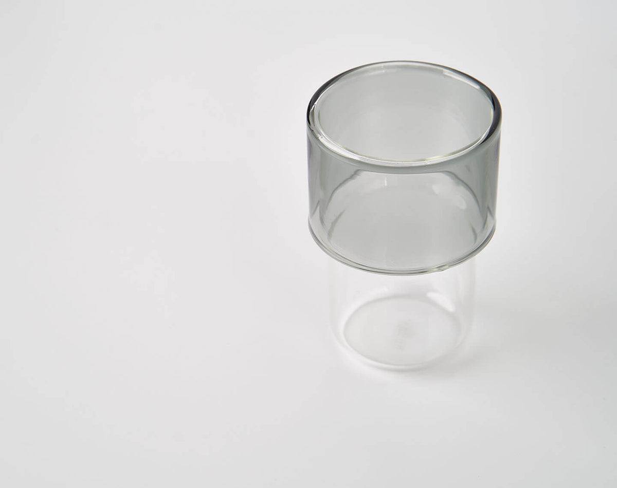 Hepburn Tall Drinking Glass Smoke