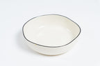 Layla White Deep Dish Plate