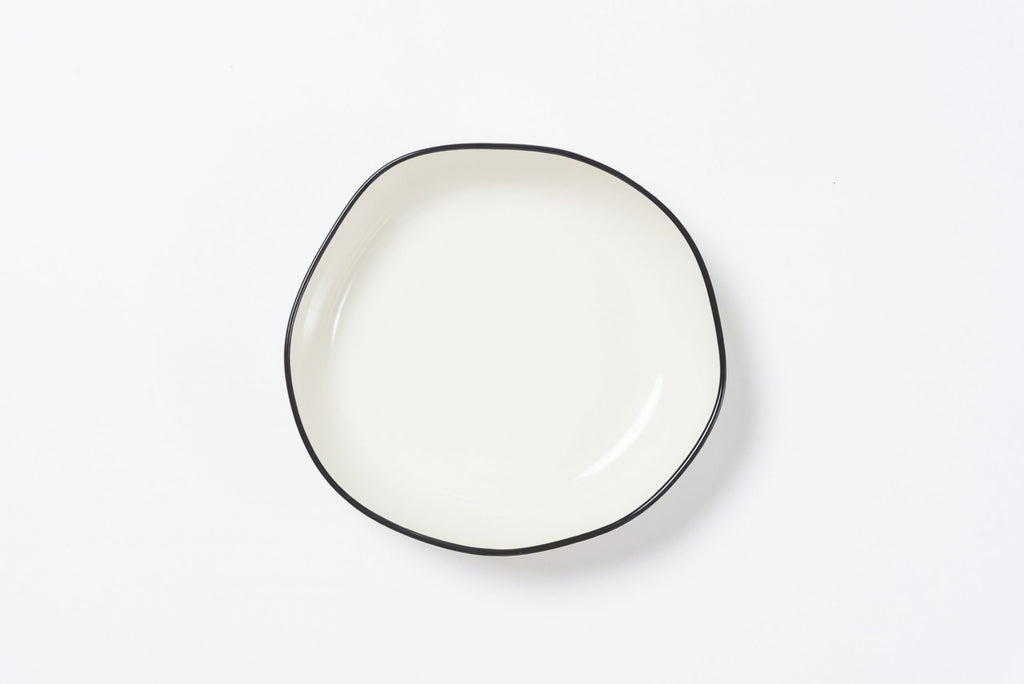 Layla White Salad Serving Bowl