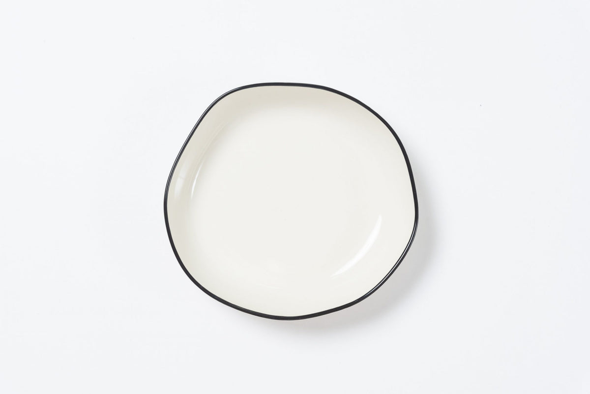 Layla White Salad Serving Bowl