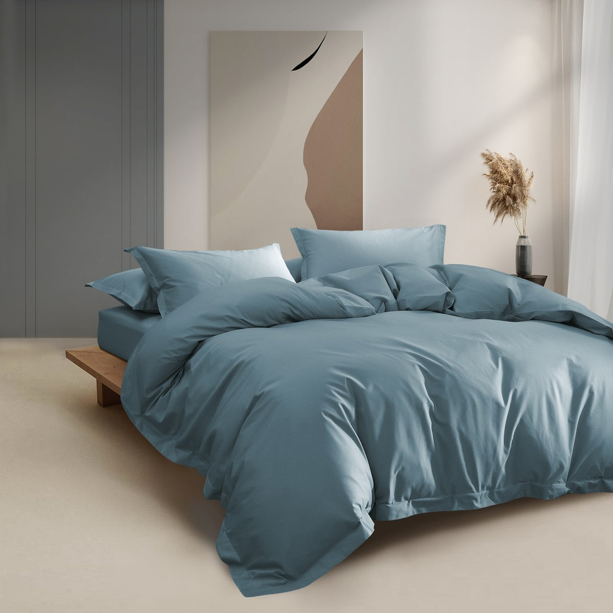 DRESDEN Cotton Fitted & Flat Sheet Set | Quilt Cover Set