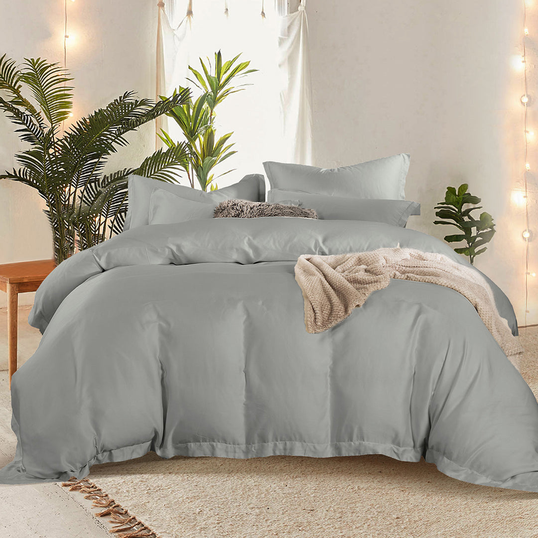 Raine TENCEL Fitted & Flat Sheet Set | Quilt Cover Set (B1)