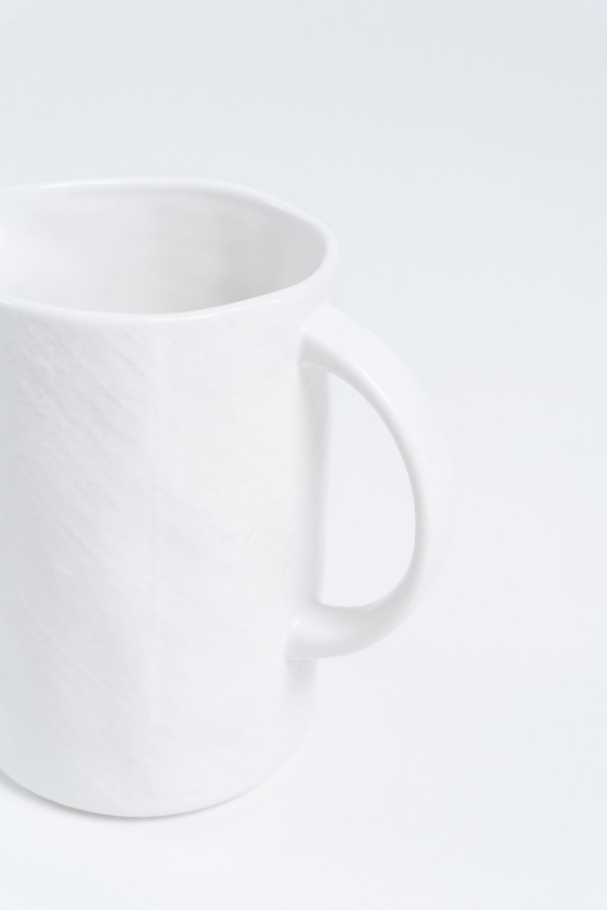 Lowell Textured White Jug