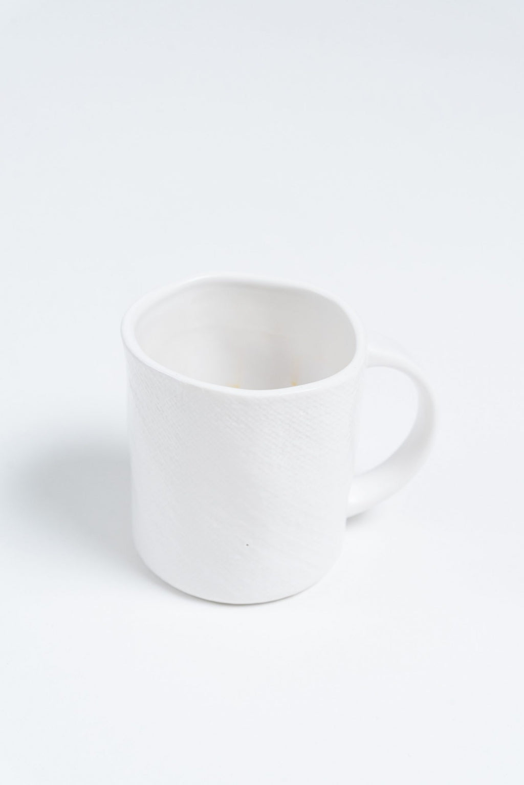Lowell Textured White Mug