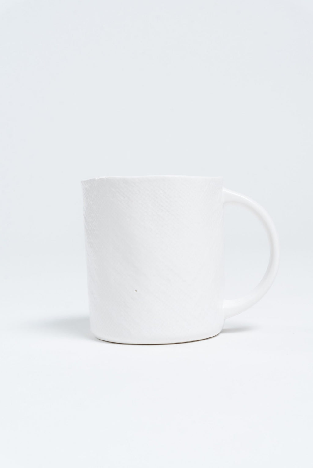 Lowell Textured White Mug