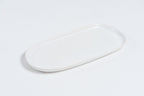 Lowell Textured White Platter S (Square)