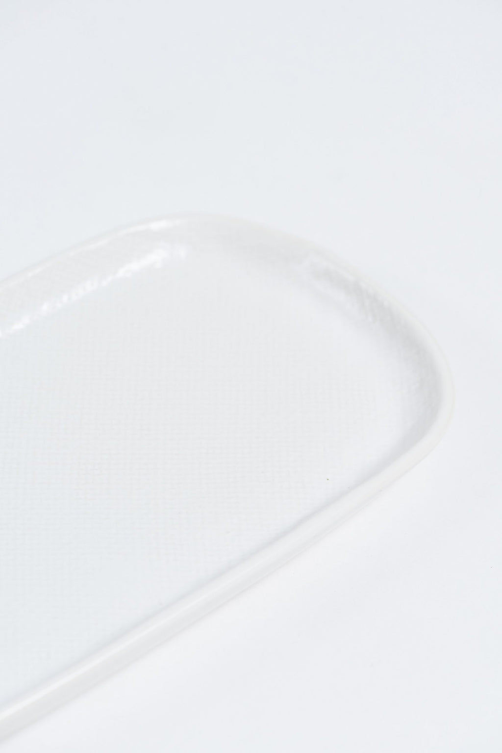 Lowell Textured White Platter S (Square)