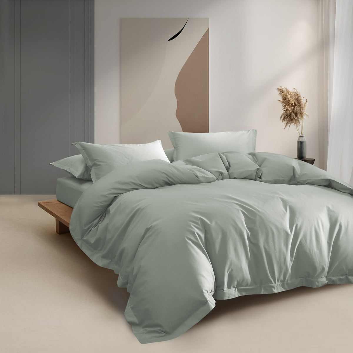 DRESDEN Cotton Fitted & Flat Sheet Set | Quilt Cover Set