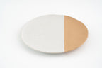 Milly Camel & Sand Dinner Plate L Buff