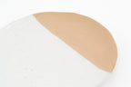 Milly Camel & Sand Dinner Plate L Buff