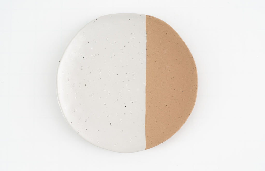 Milly Camel & Sand Dinner Plate S Buff