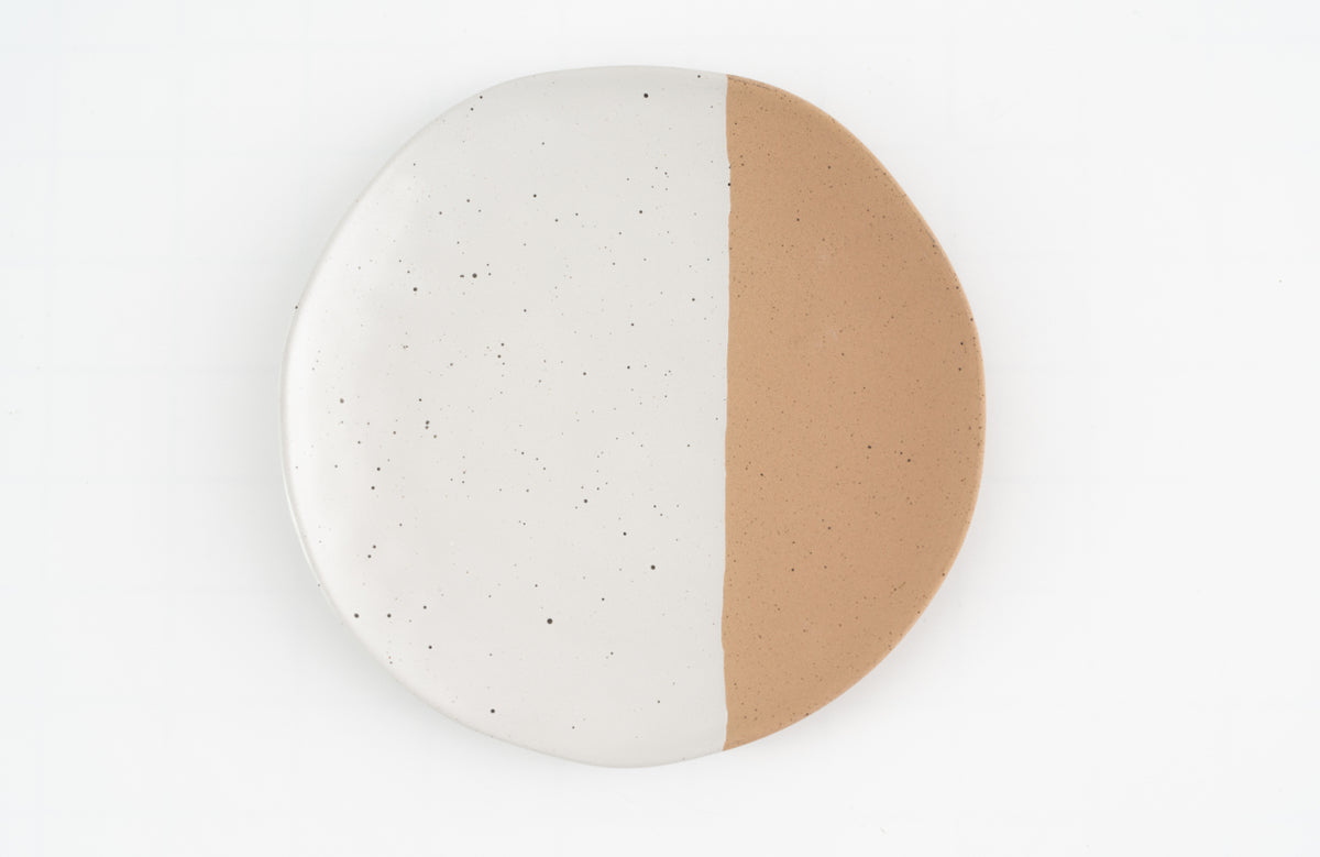 Milly Camel & Sand Dinner Plate S Buff