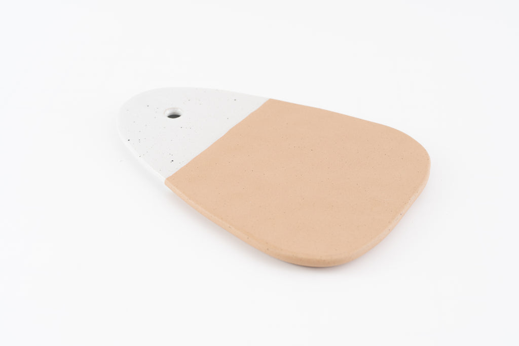 Milly Camel & Sand Platter Oval Buff