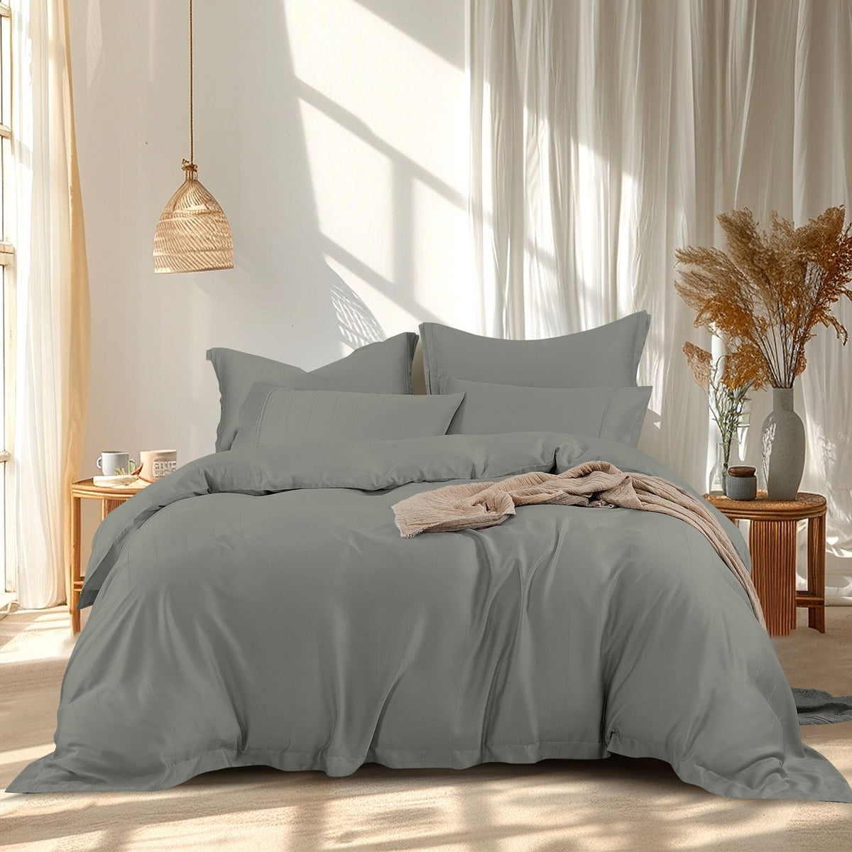 Olav Boer Tencel Fitted Sheet Set | Quilt Cover Set