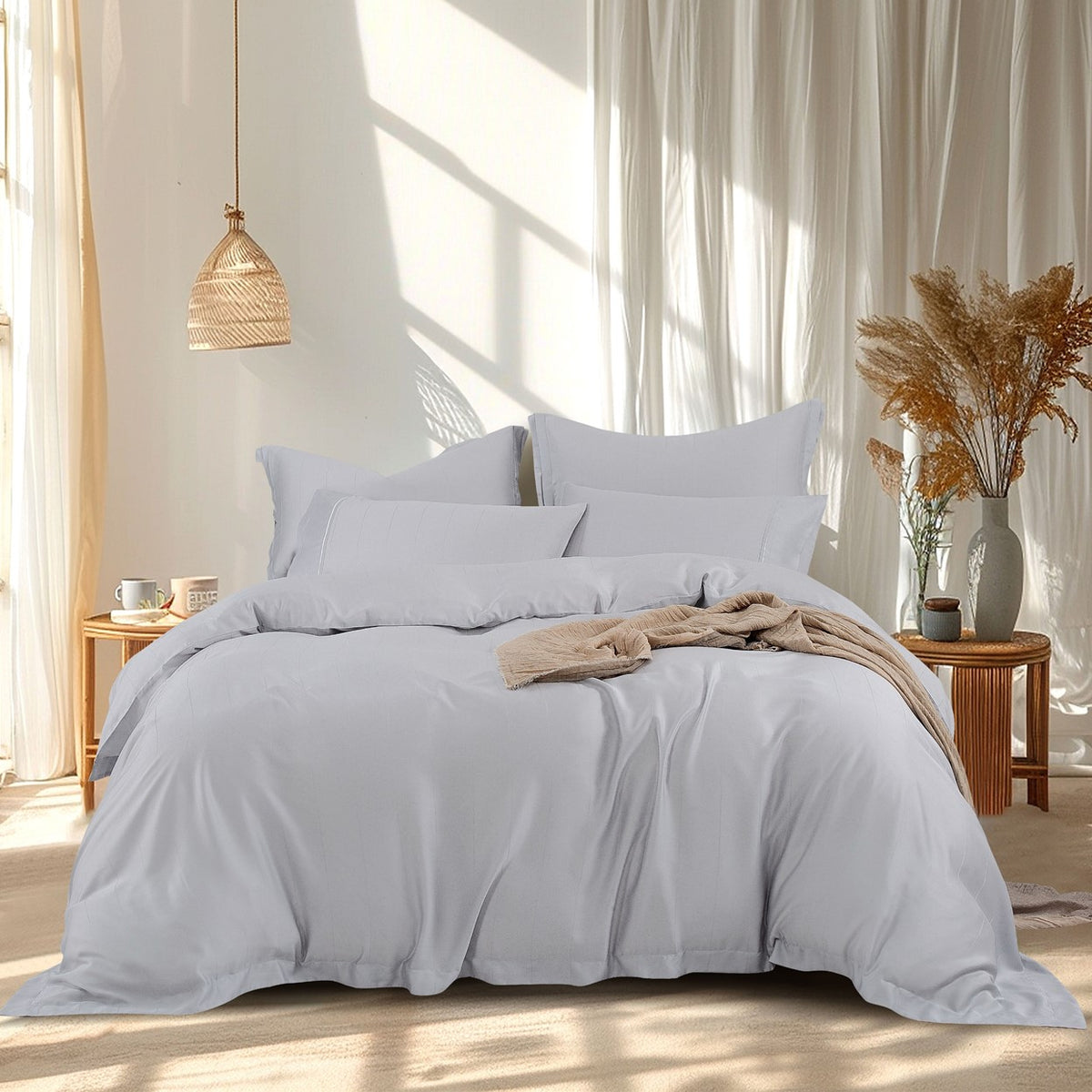 Olav Boer Tencel Fitted Sheet Set | Quilt Cover Set