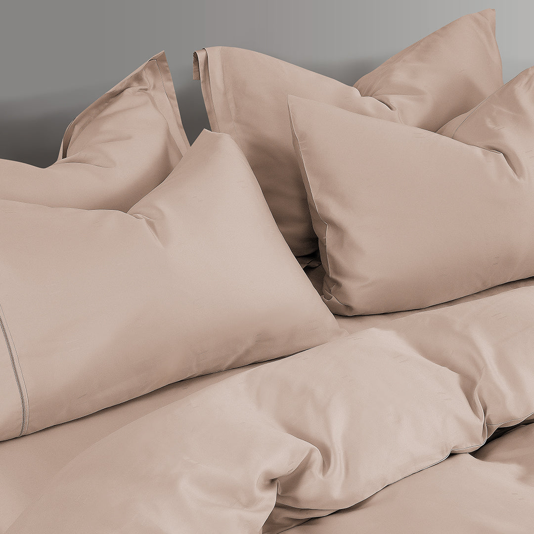 Olav Elyona Fitted Sheet & Quilt Cover Set | Bolster & Pillow Cases