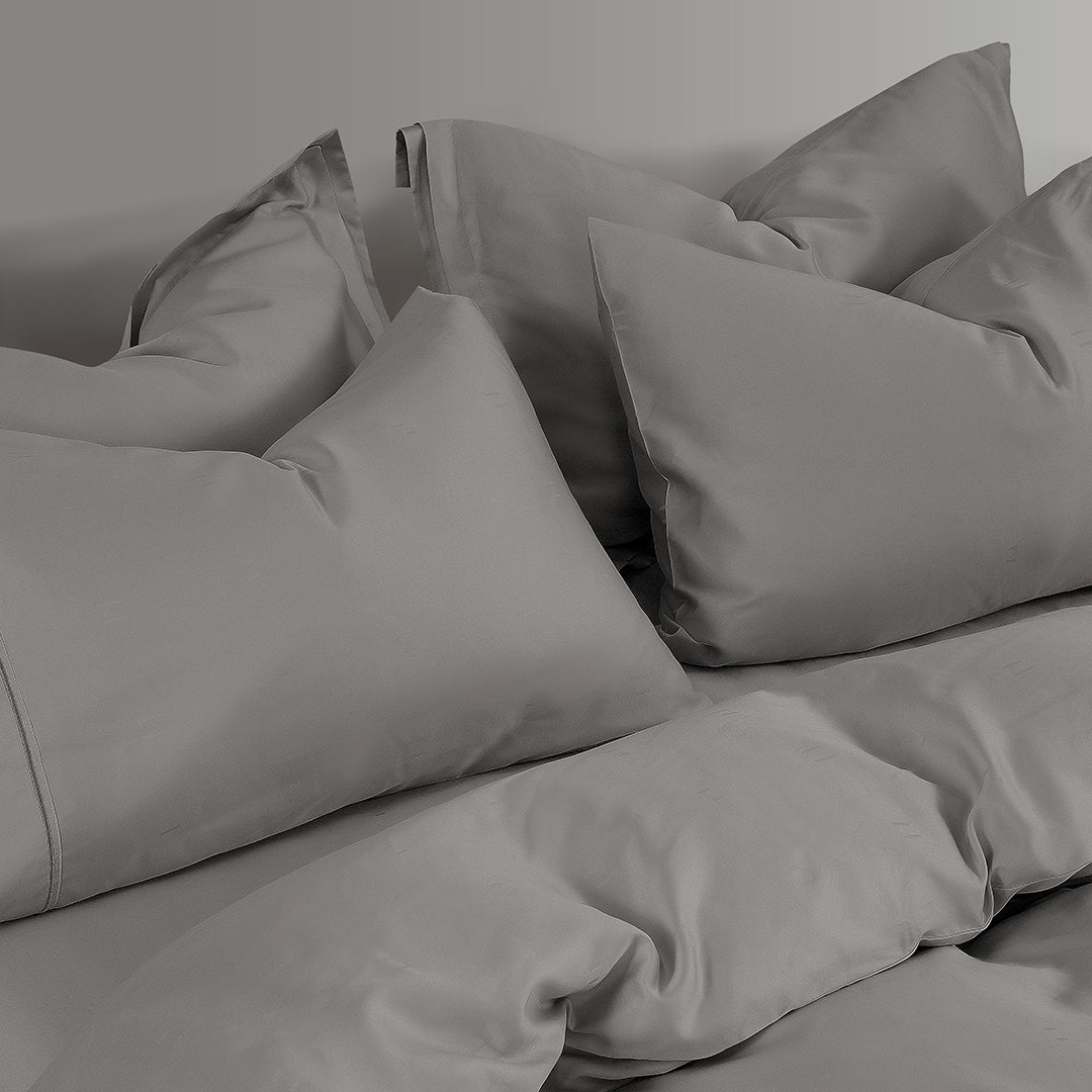 Olav Elyona Fitted Sheet & Quilt Cover Set | Bolster & Pillow Cases