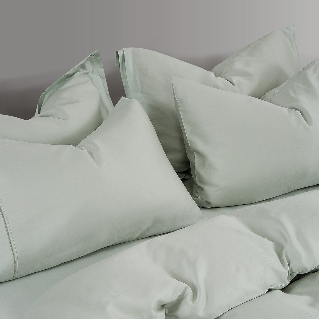 Olav Elyona Fitted Sheet & Quilt Cover Set | Bolster & Pillow Cases
