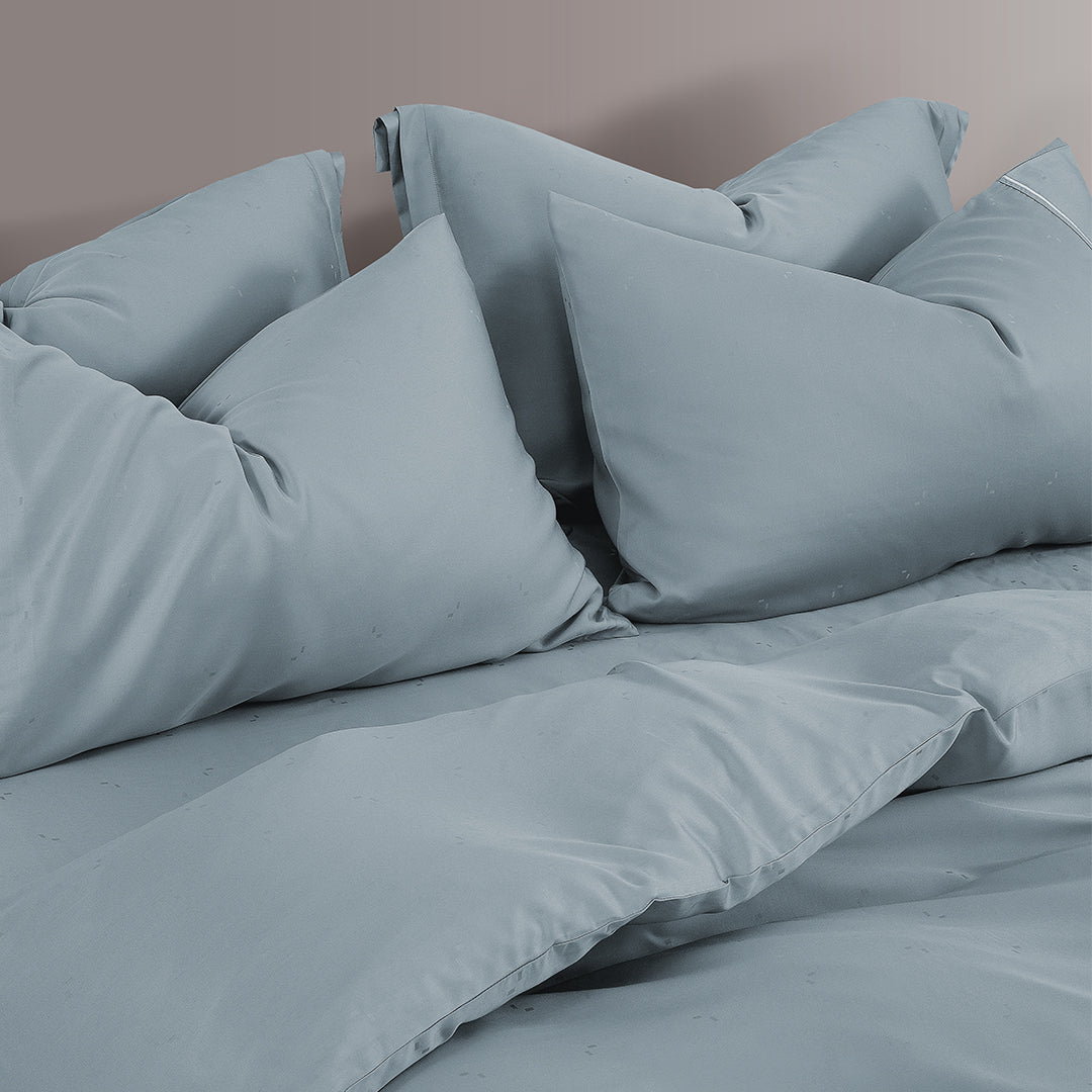 Olav Atticus Tencel Fitted & Flat Sheet Set | Pillow & Quilt Cover Set