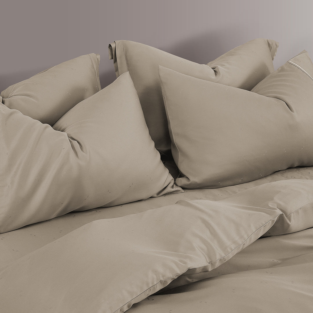Olav Atticus Tencel Fitted & Flat Sheet Set | Pillow & Quilt Cover Set