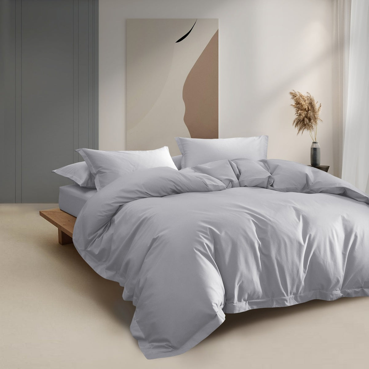 DRESDEN Cotton Fitted & Flat Sheet Set | Quilt Cover Set