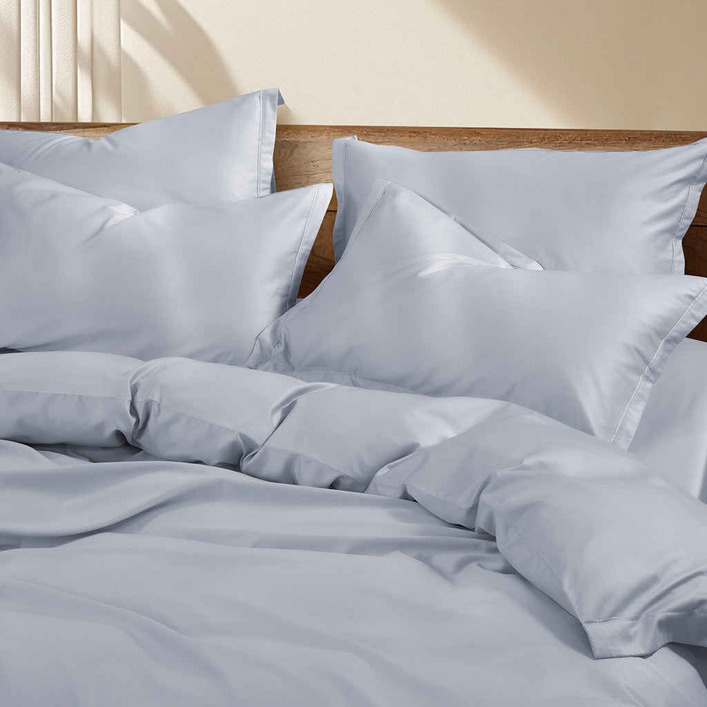 Pearson Cotton Tencel Fitted & Flat Sheet Set | Pillow & Quilt Cover Set