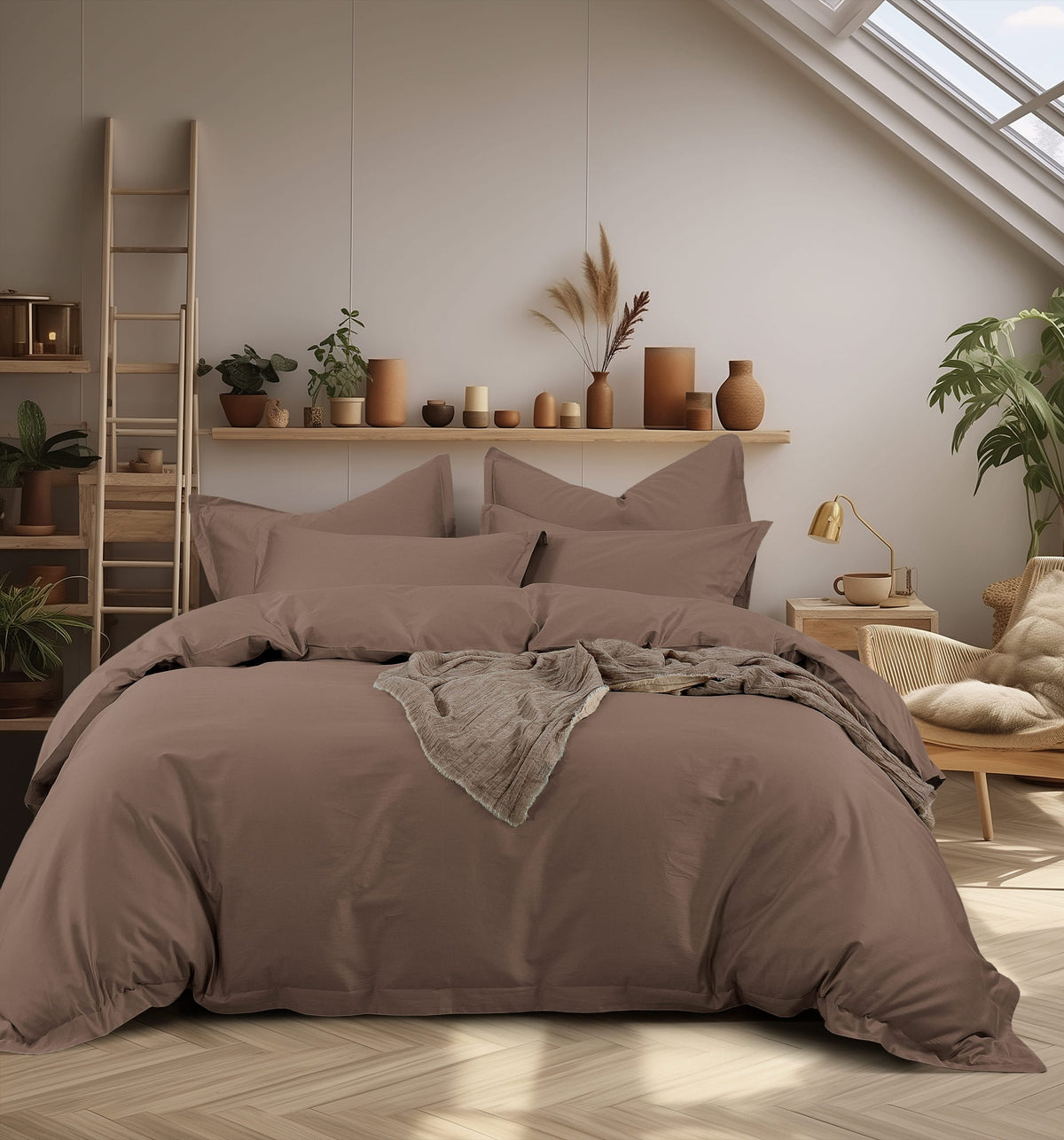 Ralphson Chantell Cotton Sateen Fitted Sheet Set | Quilt Cover Set | Pillow Case | Bolster Case
