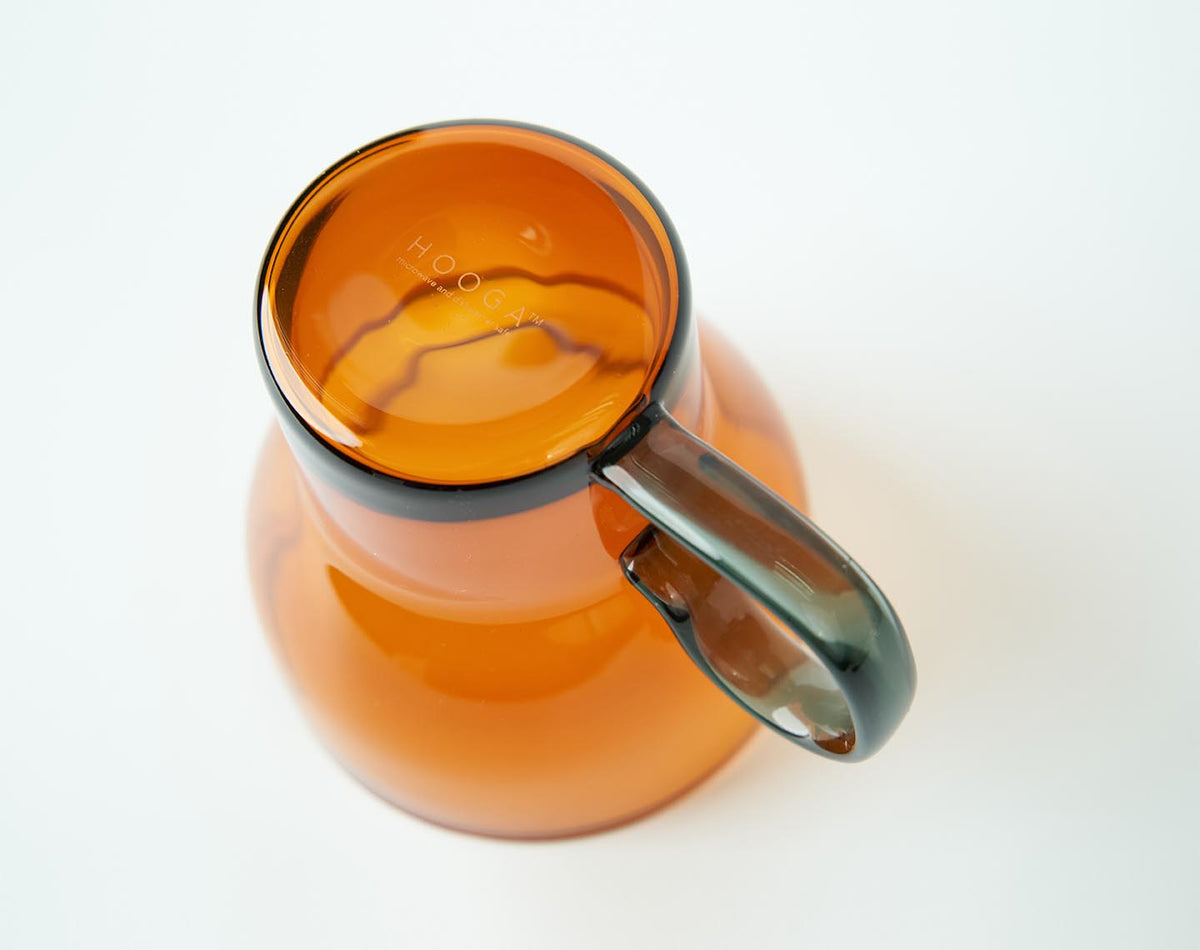 Reo Coffee Glass Amber Smoke