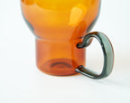 Reo Coffee Glass Amber Smoke